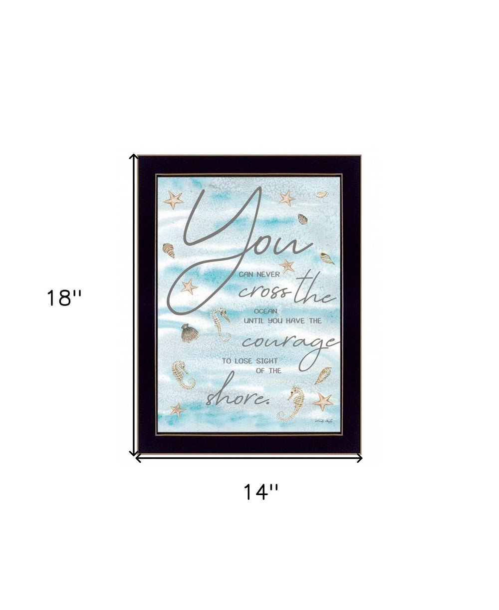 You Can Never 1 Black Framed Print Wall Art - Homeroots - Flyclothing LLC