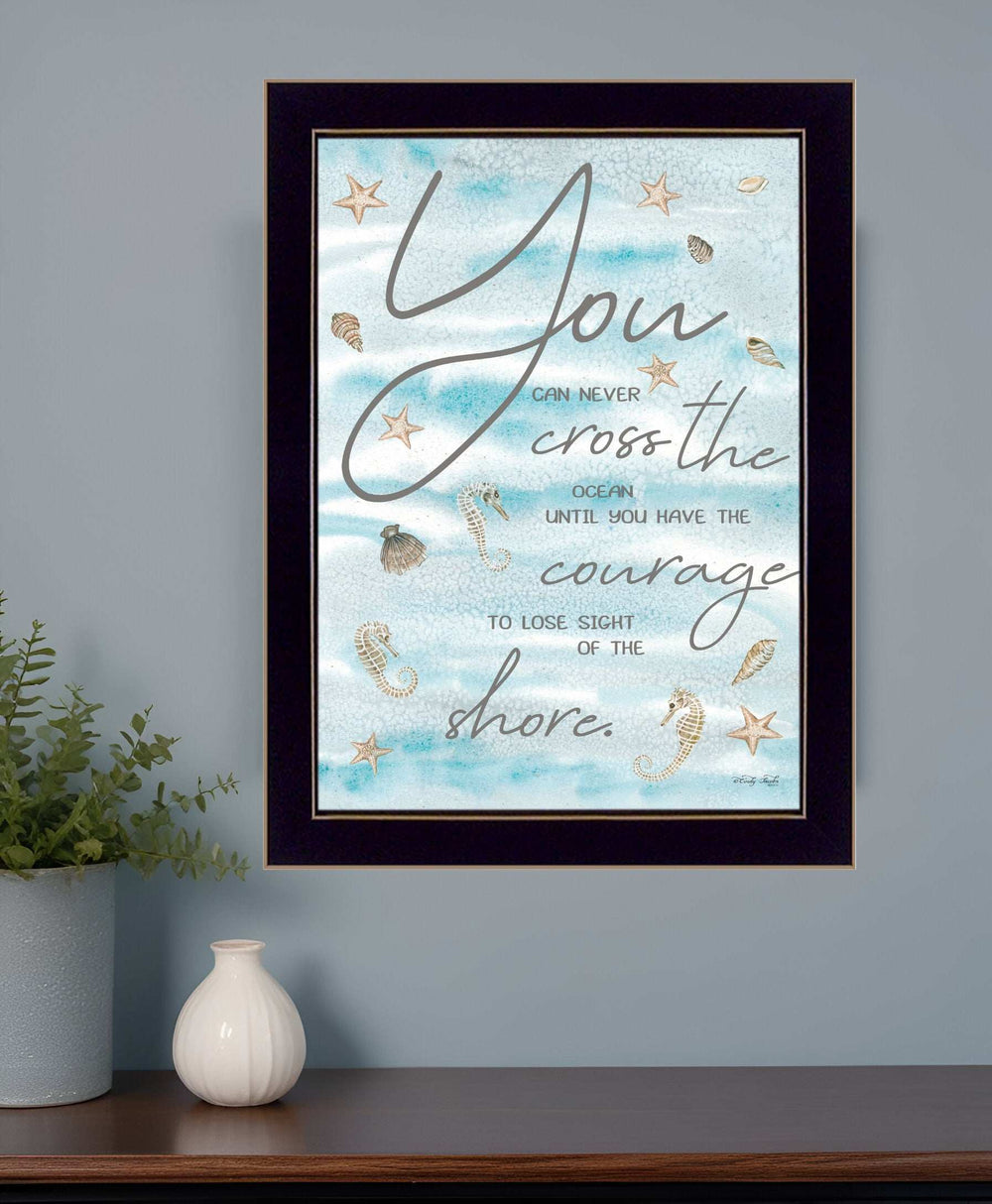 You Can Never 1 Black Framed Print Wall Art - Homeroots - Flyclothing LLC