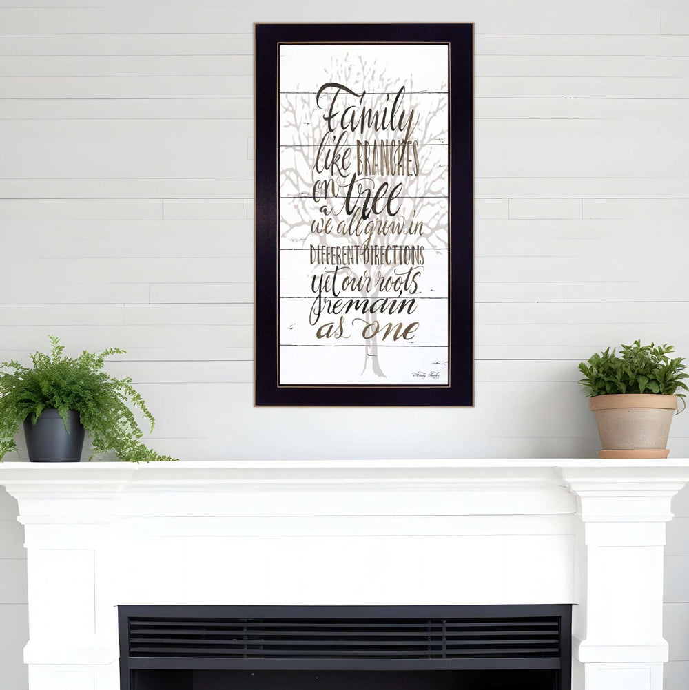 Family 3 Black Framed Print Wall Art - Homeroots - Flyclothing LLC