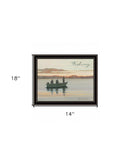 Fishing 1 Black Framed Print Wall Art - Homeroots - Flyclothing LLC