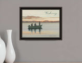 Fishing 1 Black Framed Print Wall Art - Homeroots - Flyclothing LLC
