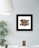 Coffee and Friends 1 Black Framed Print Wall Art - Homeroots - Flyclothing LLC