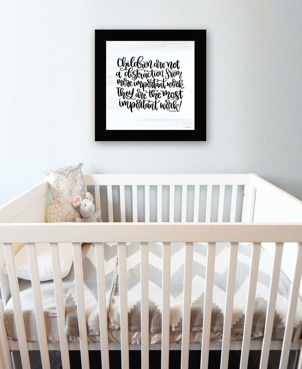 The Most Important Work 1 Black Framed Print Wall Art - Homeroots - Flyclothing LLC