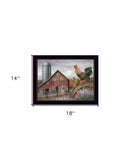 Good Morning Vermont 1 Black Framed Print Wall Art - Homeroots - Flyclothing LLC