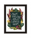 Grateful Heart 1 Black Framed Print Wall Art - Homeroots - Flyclothing LLC