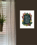 Grateful Heart 2 White Framed Print Wall Art - Homeroots - Flyclothing LLC