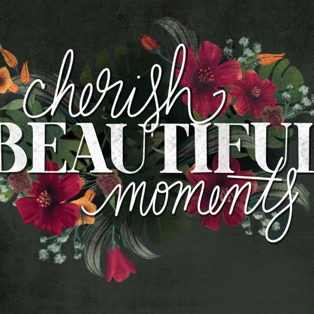 Cherish the Moments 2 White Framed Print Wall Art - Homeroots - Flyclothing LLC