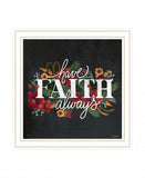 Have Faith 1 White Framed Print Wall Art - Homeroots - Flyclothing LLC