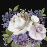 Lilac Mason Jar Floral 1 Black Framed Print Wall Art - Homeroots - Flyclothing LLC