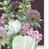 Wild For Plum Bouquet 1 White Framed Print Wall Art - Homeroots - Flyclothing LLC