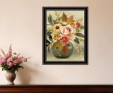 Autumn Bouquet 1 Black Framed Print Wall Art - Homeroots - Flyclothing LLC