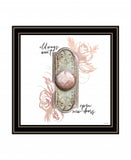 Old Ways in Blush 1 Black Framed Print Wall Art - Homeroots - Flyclothing LLC