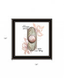 Old Ways in Blush 1 Black Framed Print Wall Art - Homeroots - Flyclothing LLC