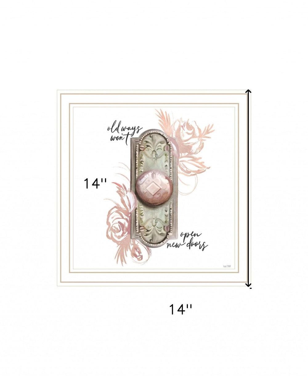 Old Ways in Blush 2 White Framed Print Wall Art - Homeroots - Flyclothing LLC