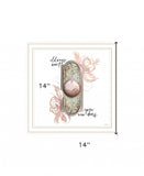 Old Ways in Blush 2 White Framed Print Wall Art - Homeroots - Flyclothing LLC