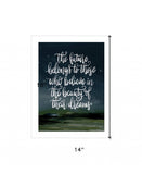 Beauty of Your Dreams 1 White Framed Print Wall Art - Homeroots - Flyclothing LLC