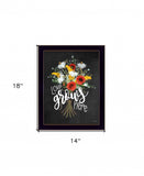 Love Grows Here 1 Black Framed Print Wall Art - Homeroots - Flyclothing LLC
