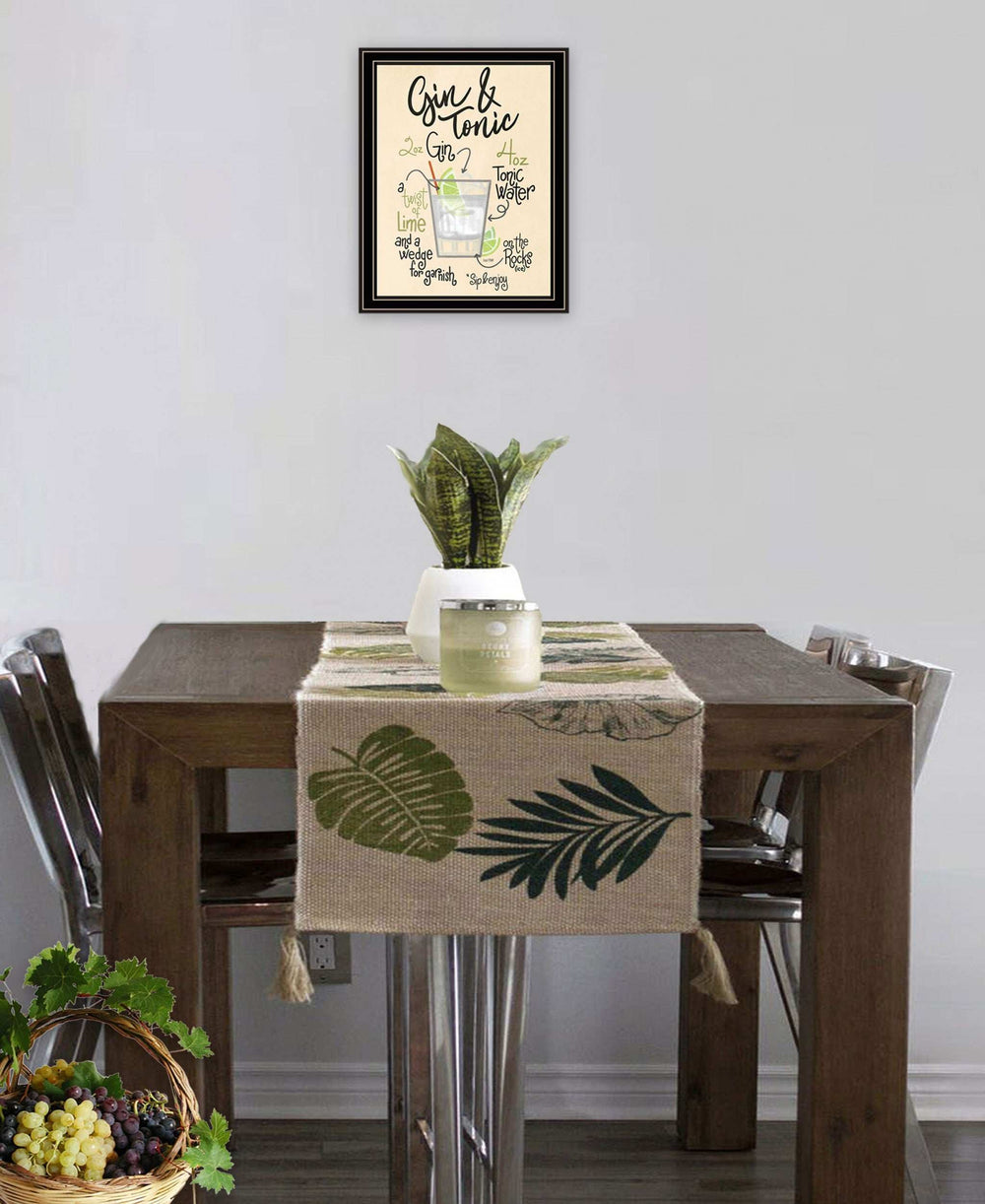 Gin and Tonic 1 Black Framed Print Wall Art - Homeroots - Flyclothing LLC