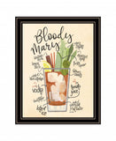 Bloody Mary 1 Black Framed Print Wall Art - Homeroots - Flyclothing LLC