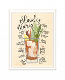 Bloody Mary 2 White Framed Print Wall Art - Homeroots - Flyclothing LLC