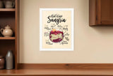 Red Wine Sangria 2 White Framed Print Wall Art - Homeroots - Flyclothing LLC