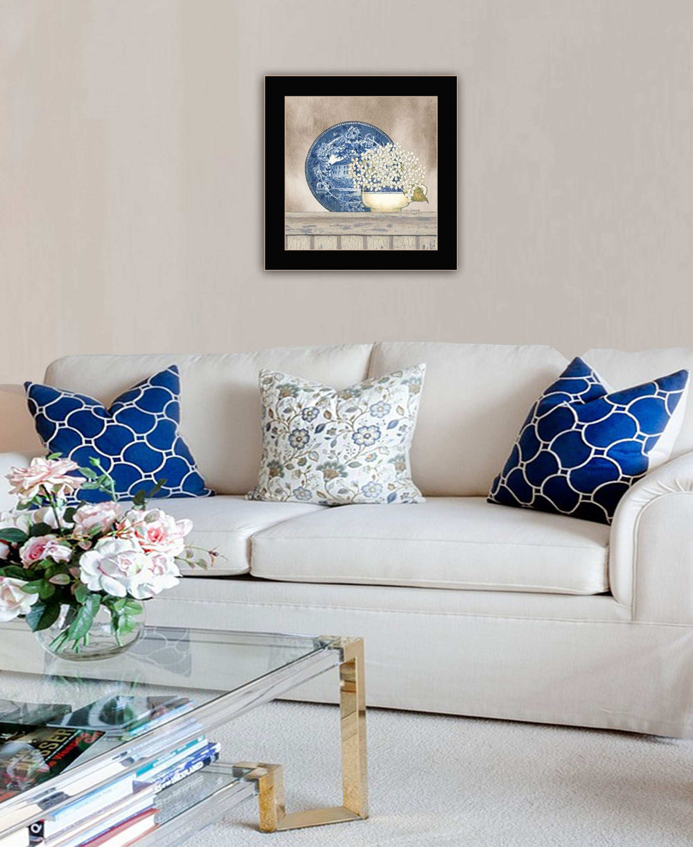 Farmhouse Blues I 1 Black Framed Print Wall Art - Homeroots - Flyclothing LLC