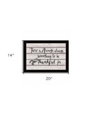 Always Thankful 1 Black Framed Print Wall Art - Homeroots - Flyclothing LLC