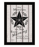 His Mercies are New Every Morning 1 Black Framed Print Wall Art - Homeroots - Flyclothing LLC