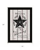 His Mercies are New Every Morning 1 Black Framed Print Wall Art - Homeroots - Flyclothing LLC