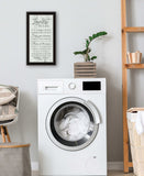 Laundry Rules 1 Black Framed Print Bathroom Wall Art - Homeroots - Flyclothing LLC