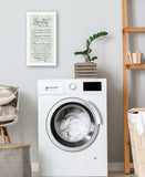 Laundry Rules 2 White Framed Print Bathroom Wall Art - Homeroots - Flyclothing LLC