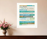 Live in the Present 4 White Framed Print Wall Art - Homeroots - Flyclothing LLC