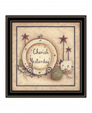 Cherish Yesterday 2 Black Framed Print Wall Art - Homeroots - Flyclothing LLC