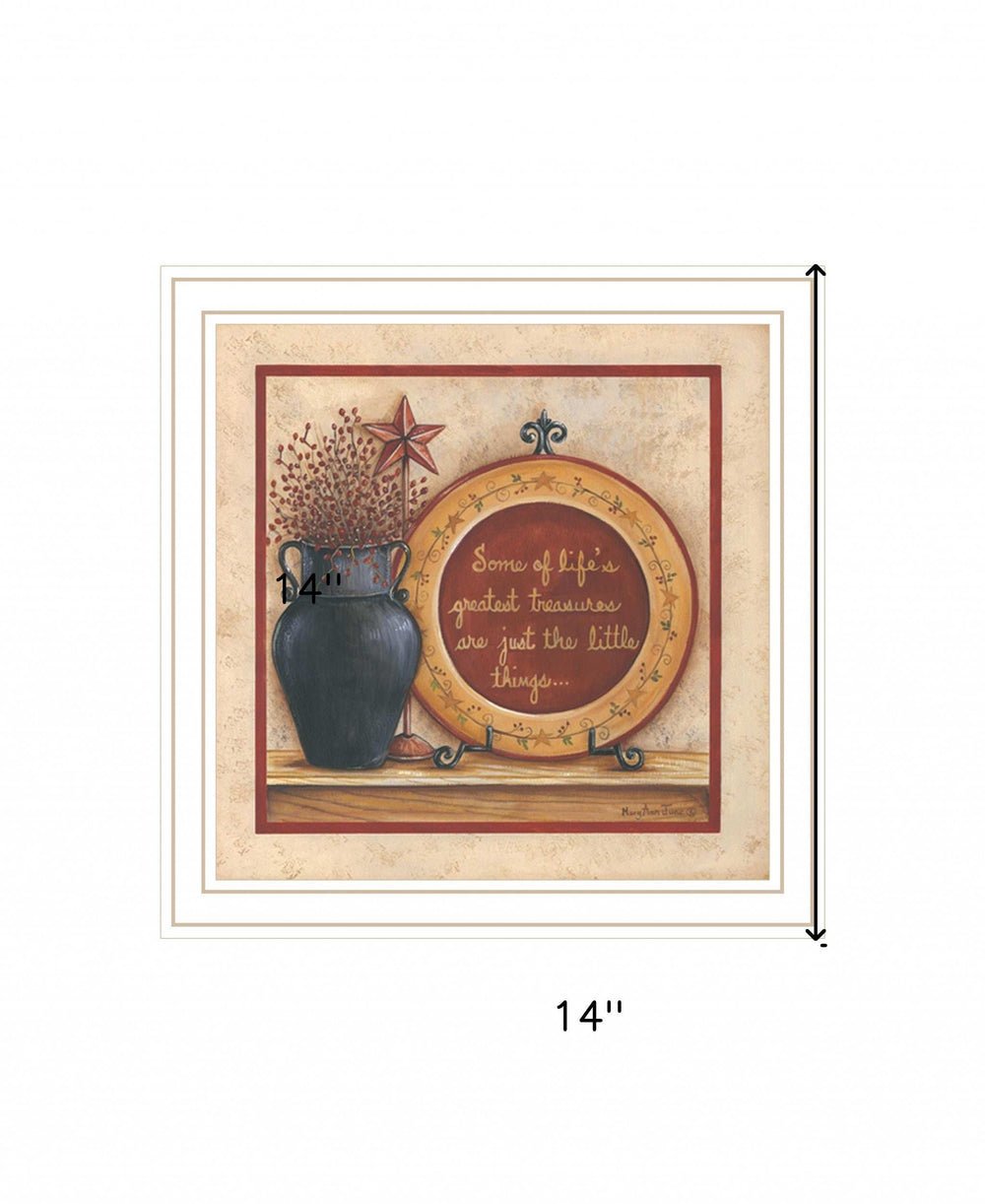 Greatest Treasures 3 White Framed Print Wall Art - Homeroots - Flyclothing LLC