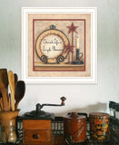 Simple Pleasures 4 White Framed Print Wall Art - Homeroots - Flyclothing LLC