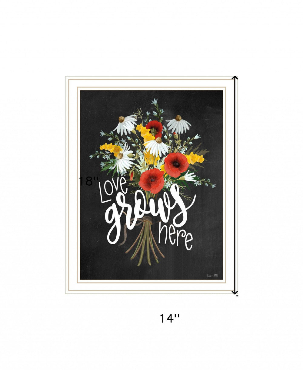 Tropical Sprig 1 White Framed Print Wall Art - Homeroots - Flyclothing LLC