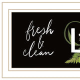 Laundry Fresh and Clean 2 White Framed Print Bathroom Wall Art - Homeroots - Flyclothing LLC