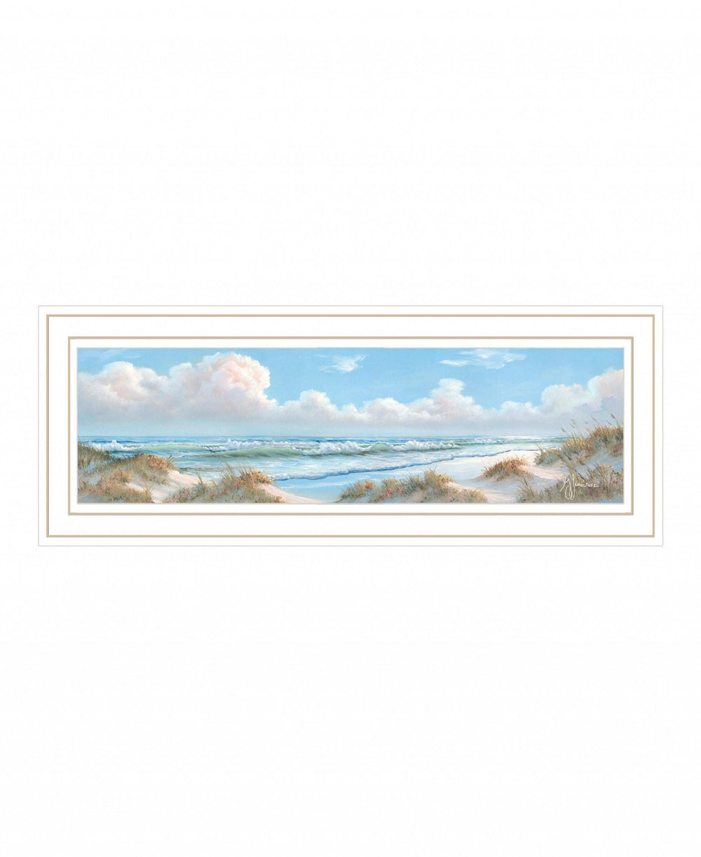 Seascape I 3 White Framed Print Wall Art - Homeroots - Flyclothing LLC