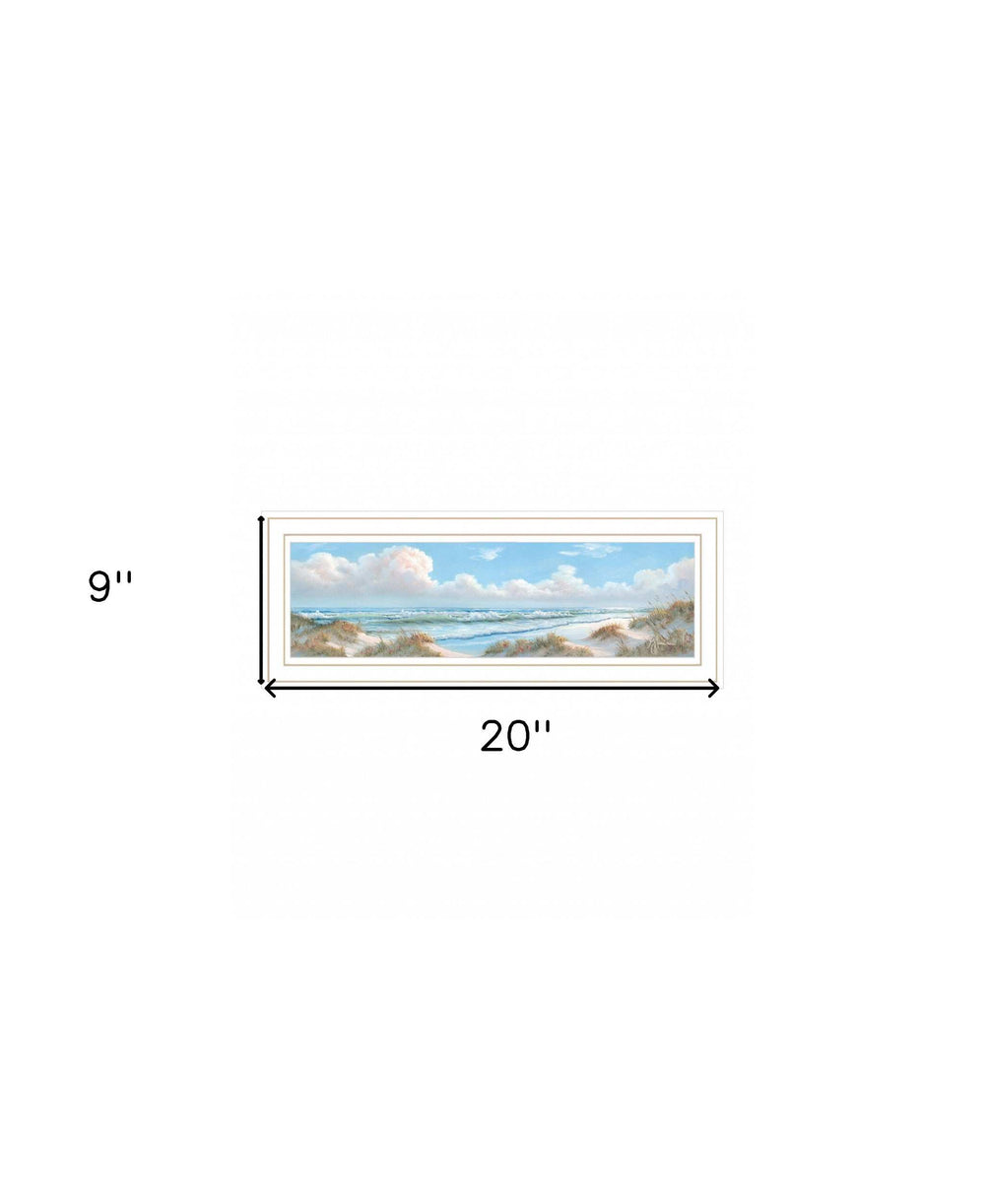 Seascape I 3 White Framed Print Wall Art - Homeroots - Flyclothing LLC