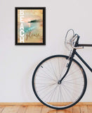 Beach Please 2 Black Framed Print Wall Art - Homeroots - Flyclothing LLC