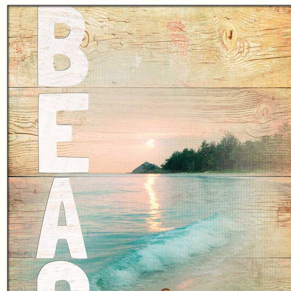 Beach Please 3 White Framed Print Wall Art - Homeroots - Flyclothing LLC