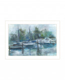 Lagoon 1 White Framed Print Wall Art - Homeroots - Flyclothing LLC