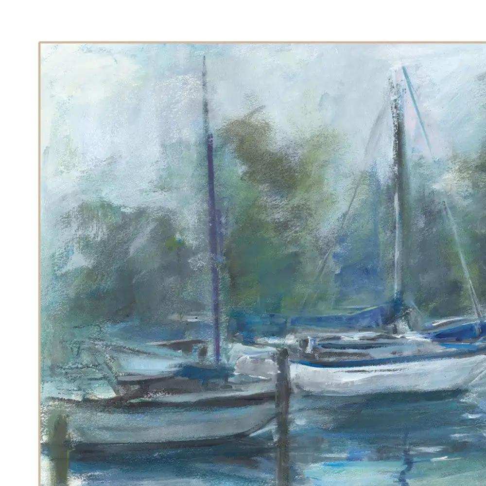 Lagoon 1 White Framed Print Wall Art - Homeroots - Flyclothing LLC