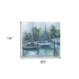 Lagoon 1 White Framed Print Wall Art - Homeroots - Flyclothing LLC