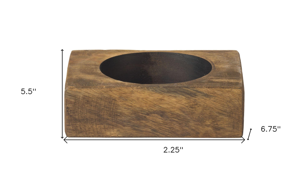 4" Wide Pillar Tabletop Pillar Candle Holder - Homeroots - Flyclothing LLC
