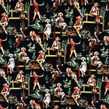 Rockmount Ranch Ware Vintage Cowgirl Western Cotton Bandana in Black - Rockmount Clothing - Flyclothing LLC