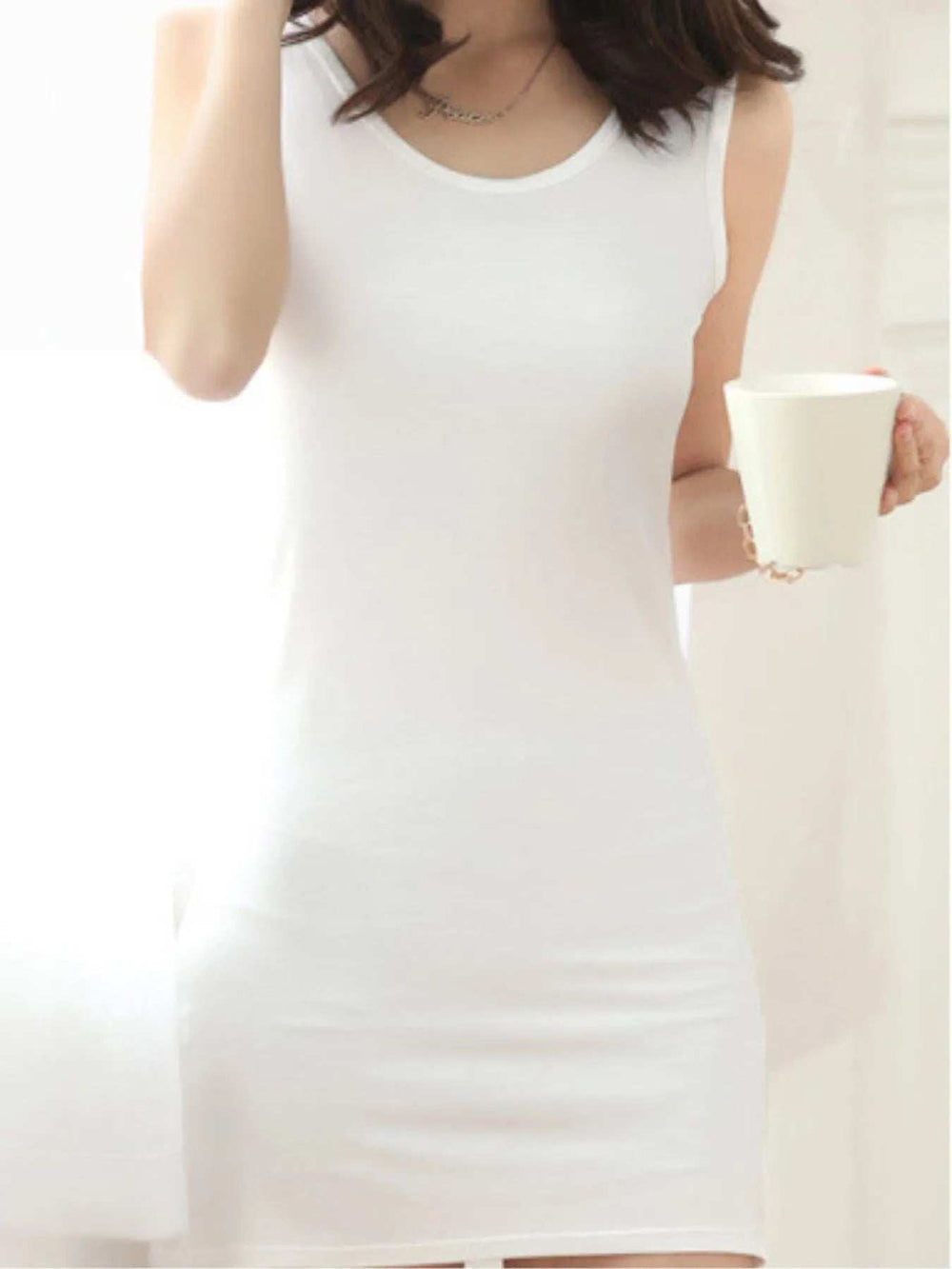 Scoop Neck Mini Dress - Trendsi - Flyclothing LLC