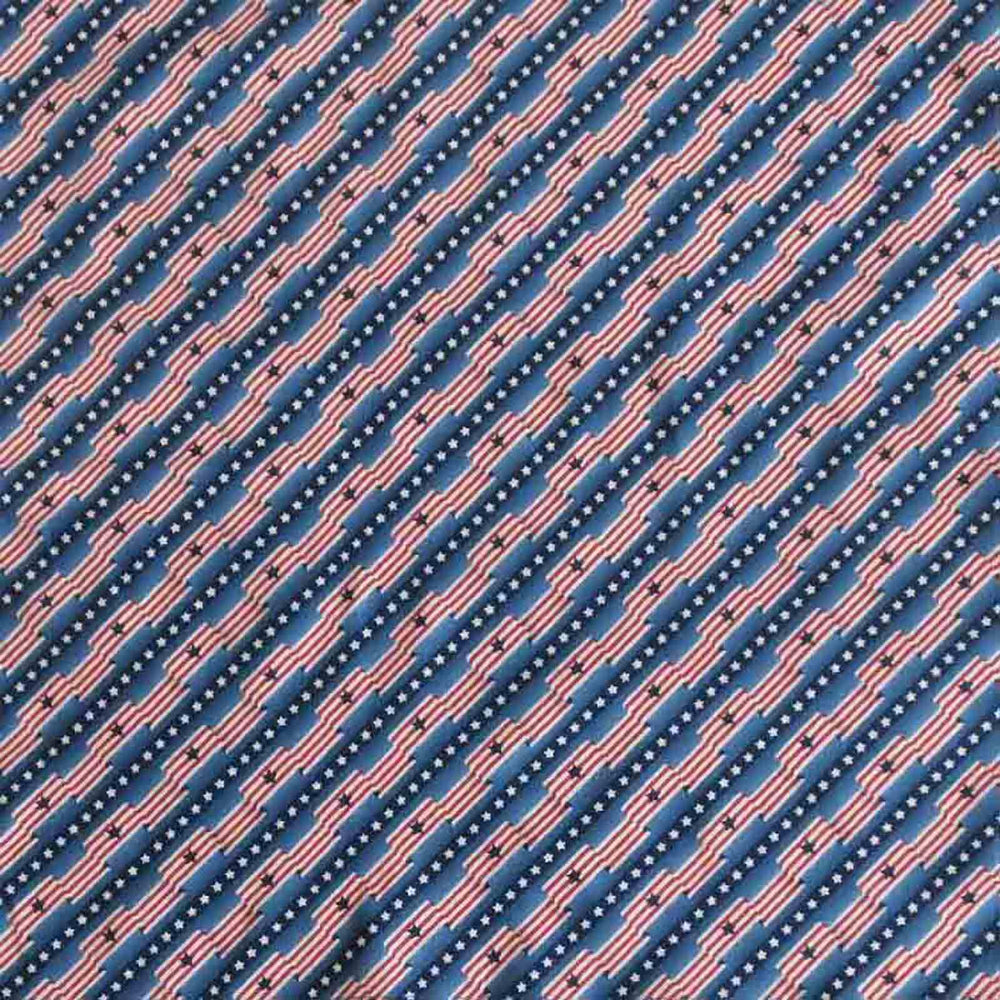 Rockmount Ranch Ware Stars & Stripes Forever Western Cotton Bandana in Blue - Rockmount Clothing - Flyclothing LLC