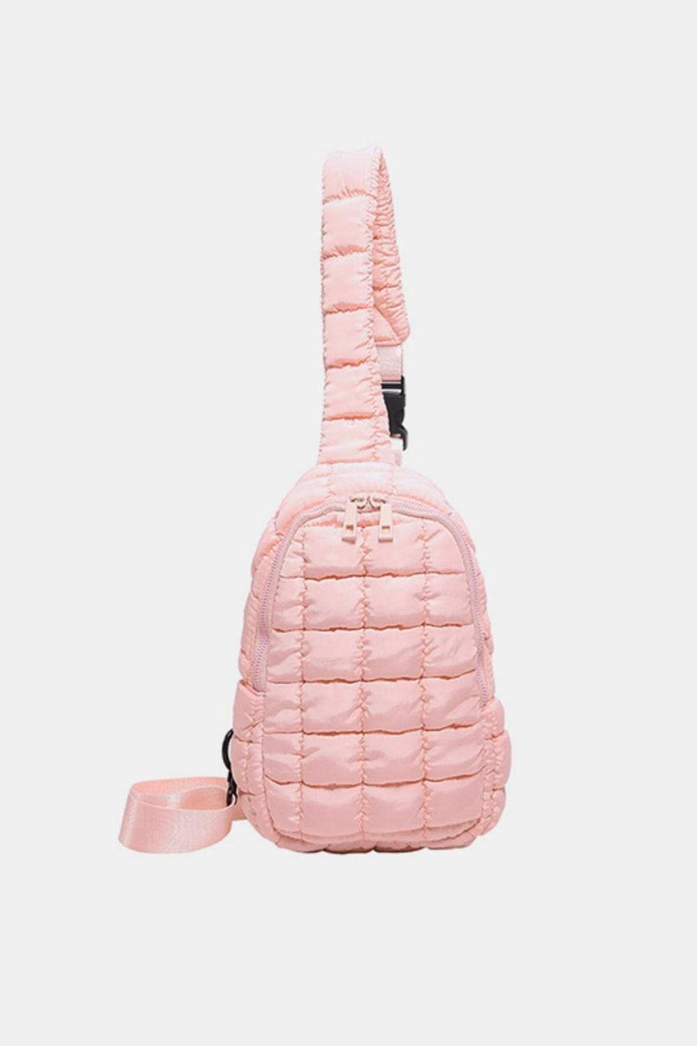 Quilted Nylon Crossbody Bag - Trendsi - Flyclothing LLC