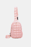 Quilted Nylon Crossbody Bag - Trendsi - Flyclothing LLC